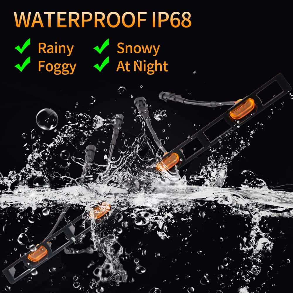 Accesorios para Auto AUXLIGHT, 4PCS Luces LED de Rejilla - Imagen 6