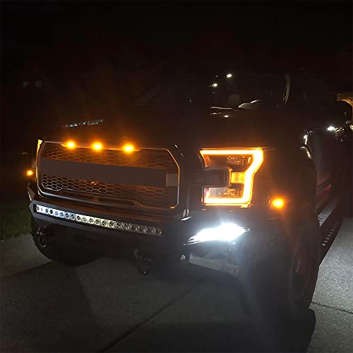 Accesorios de Coche AUXLIGHT, 3PCS Luces de Parrilla LED - Imagen 8