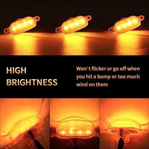 Accesorios de Coche AUXLIGHT, 3PCS Luces de Parrilla LED - Imagen 4