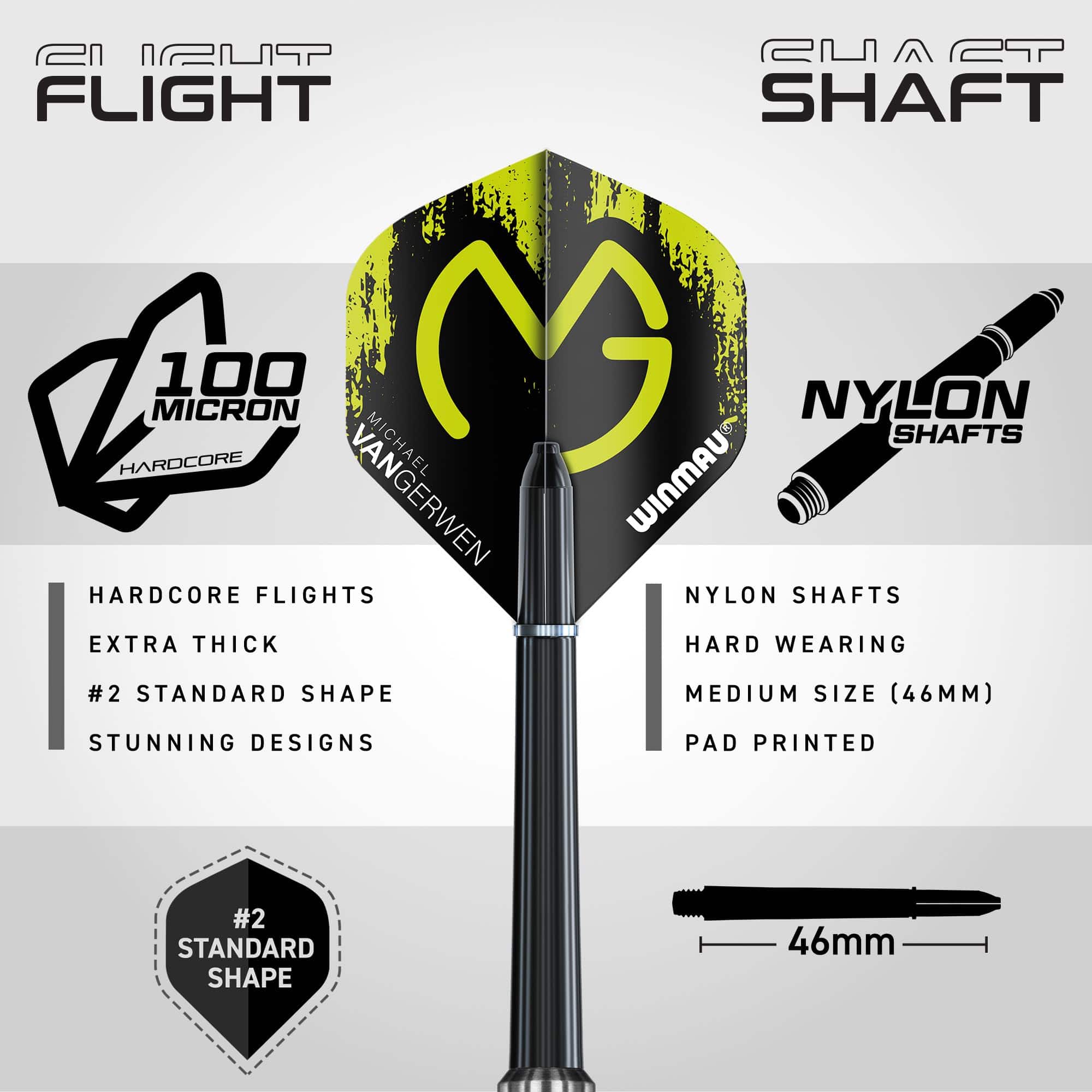 Set de Regalo Winmau Michael Van Gerwen MvG Softip - Juego - Imagen 5