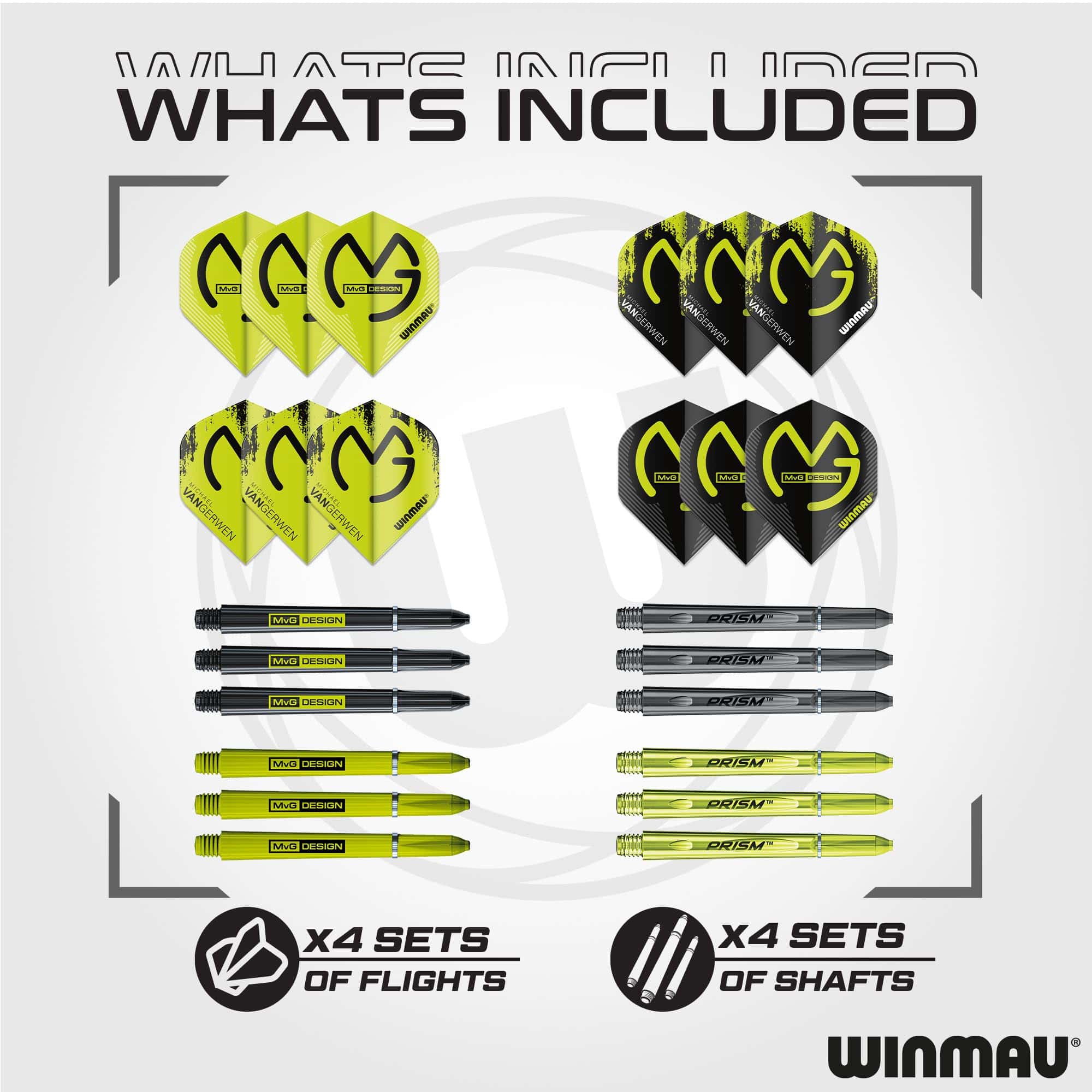 Set de Regalo Winmau Michael Van Gerwen MvG Softip - Juego - Imagen 4