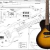 Plan de Guitarra Eléctrica Les Paul Junior - Impresión a