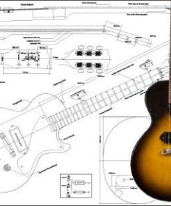 Plan de Guitarra Eléctrica Les Paul Junior - Impresión a