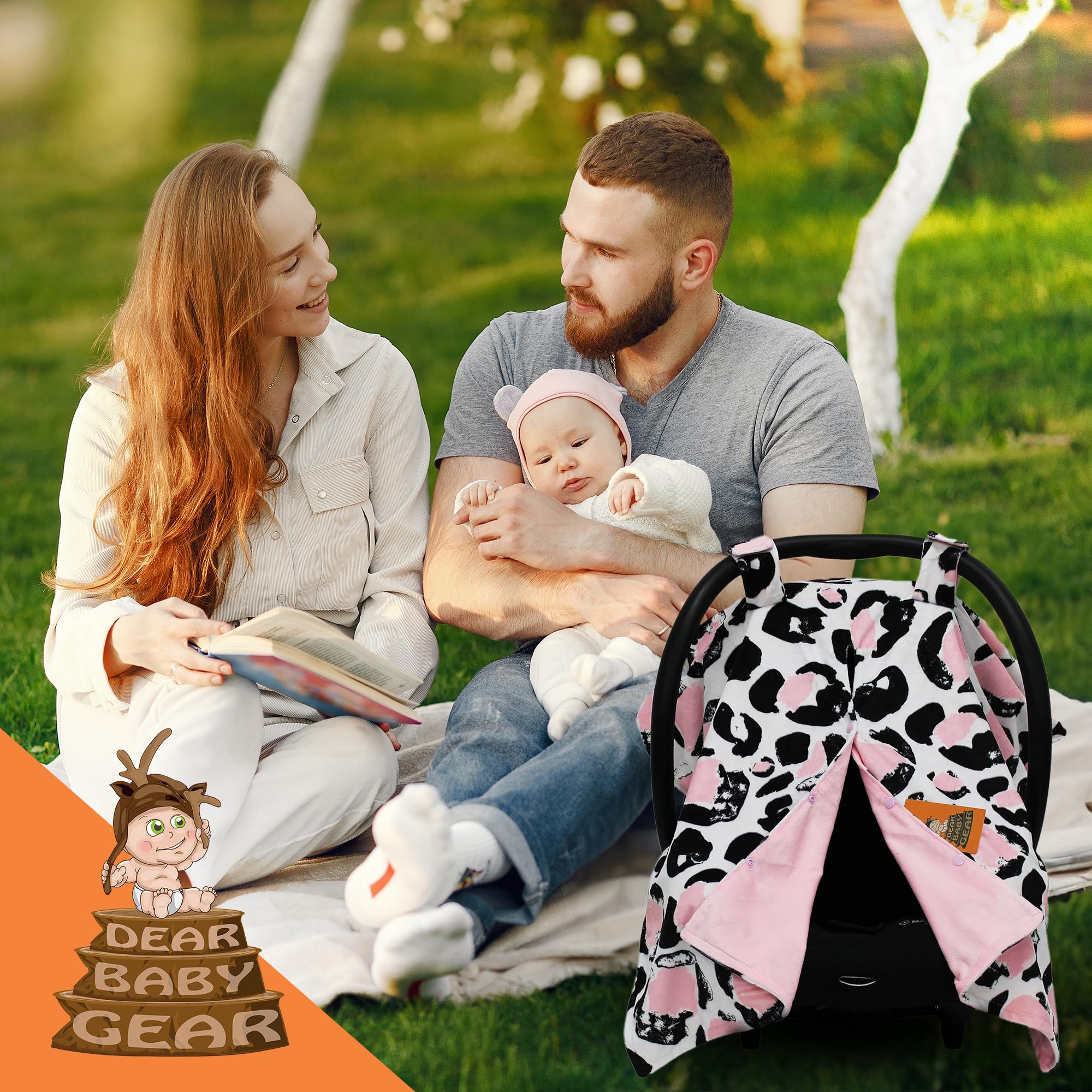 Cubierta para Asiento de Coche Dear Baby Gear, Estampado de - Imagen 6