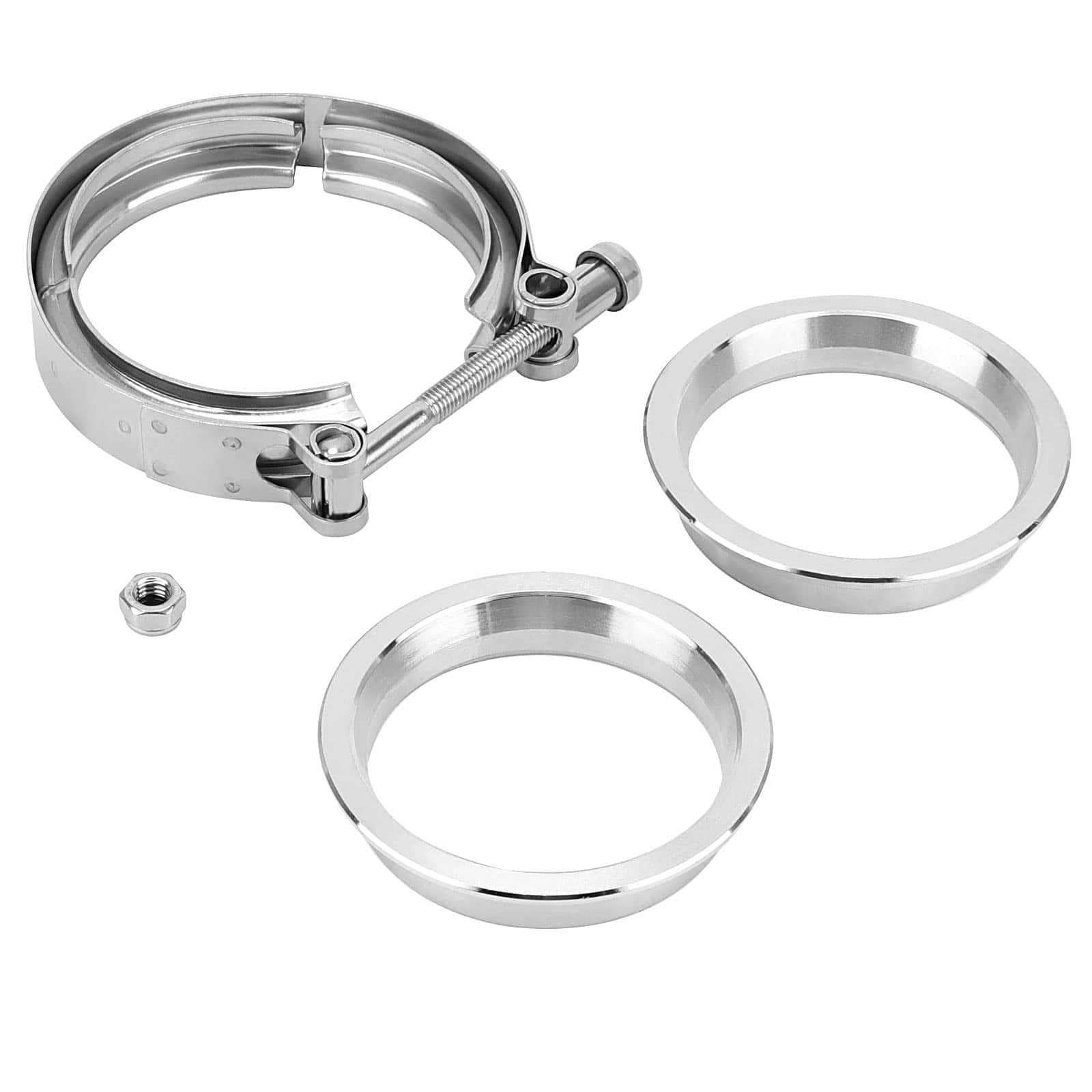 JOIKIT 2 Pack Abrazadera V de Escape de 4 Pulgadas de Acero - Imagen 4