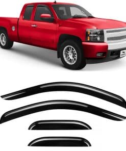 Voron Glass Ventana de coche desviadores de lluvia extra