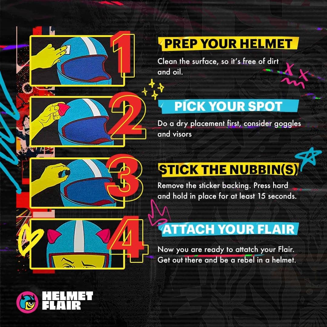 Casco Flair MagNeatOhz Orejas de Gato Negras para Casco | - Imagen 6