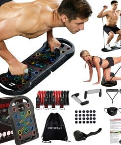 Tablero de flexiones Hotwave 20 en 1 con bandas de