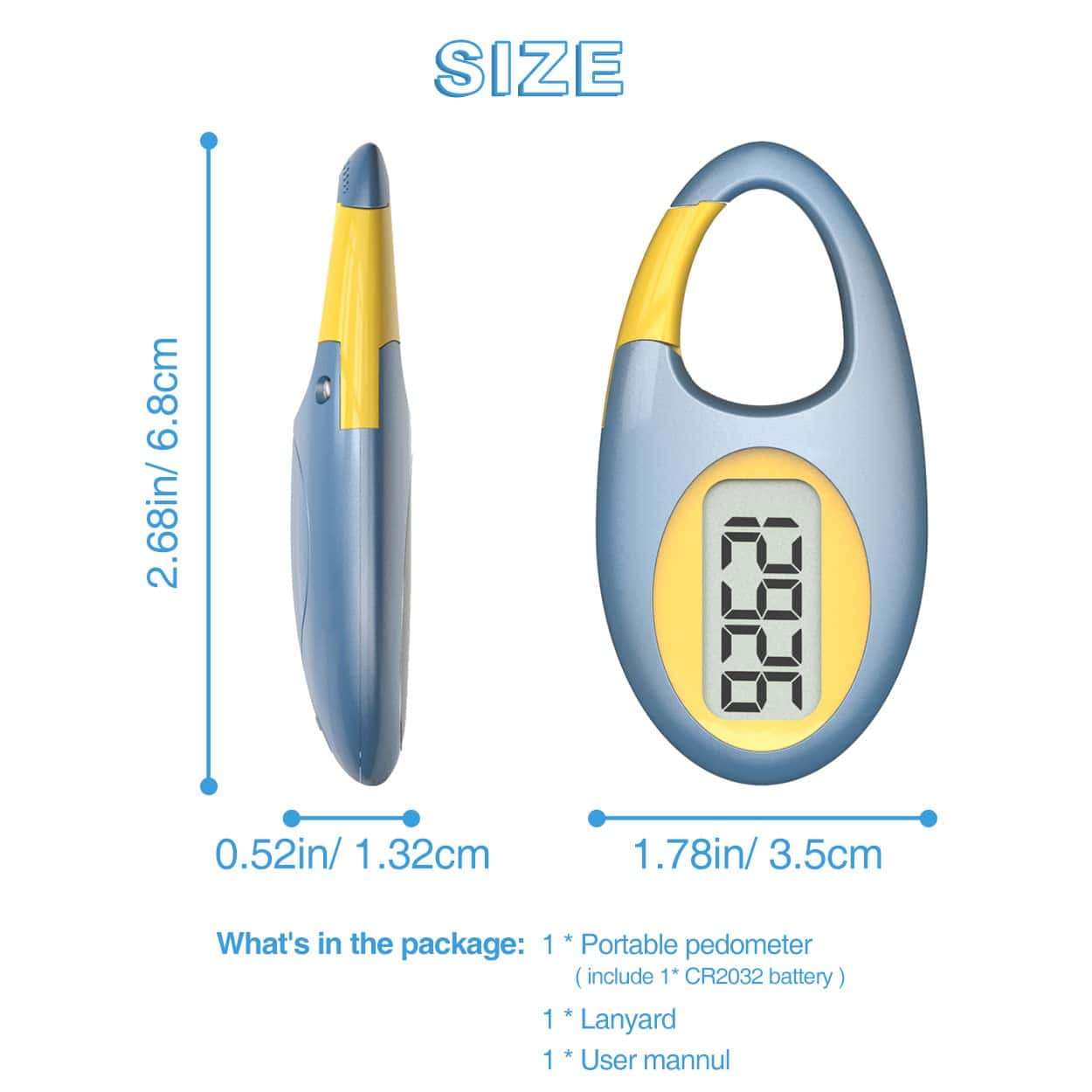 Podómetro Simple 3D, Contador de Pasos, Rastreador de Pasos - Imagen 8