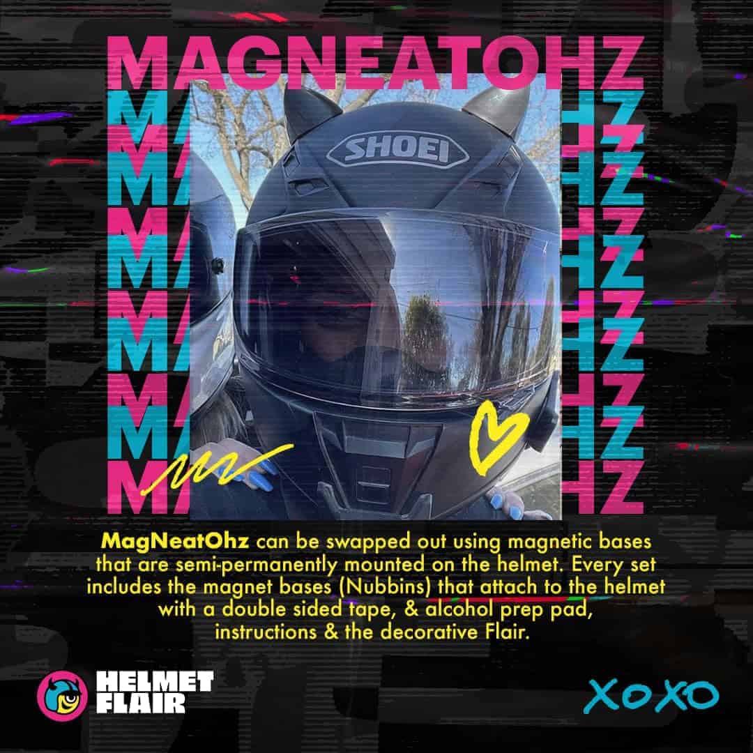 Casco Flair MagNeatOhz Orejas de Gato Negras para Casco | - Imagen 5