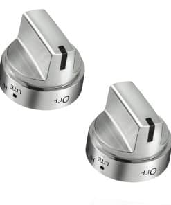 Paquete de 2 Perillas de Acero Inoxidable WB03x24818 de