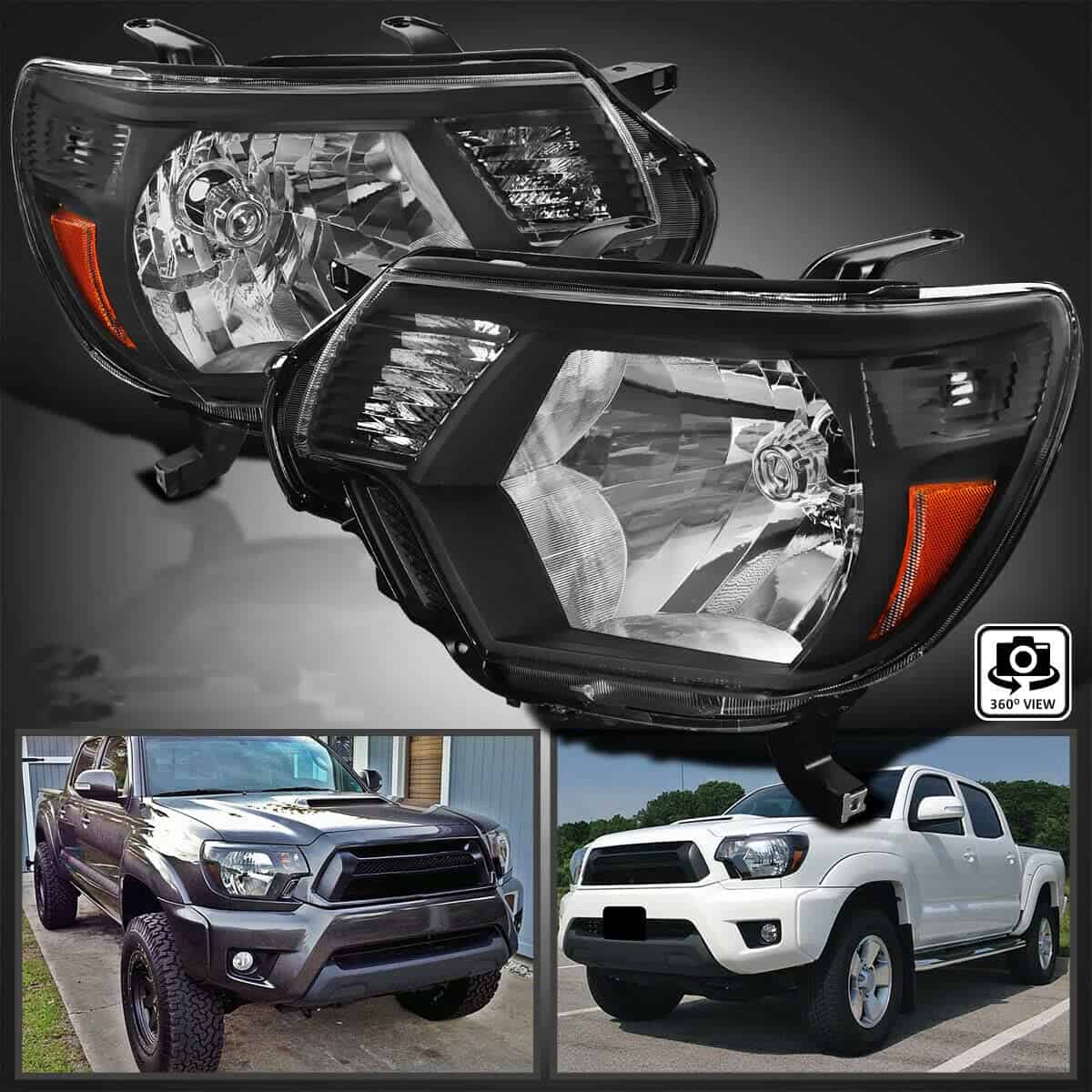 Conjunto de Faros Delanteros Compatible con Toyota Tacoma - Imagen 9