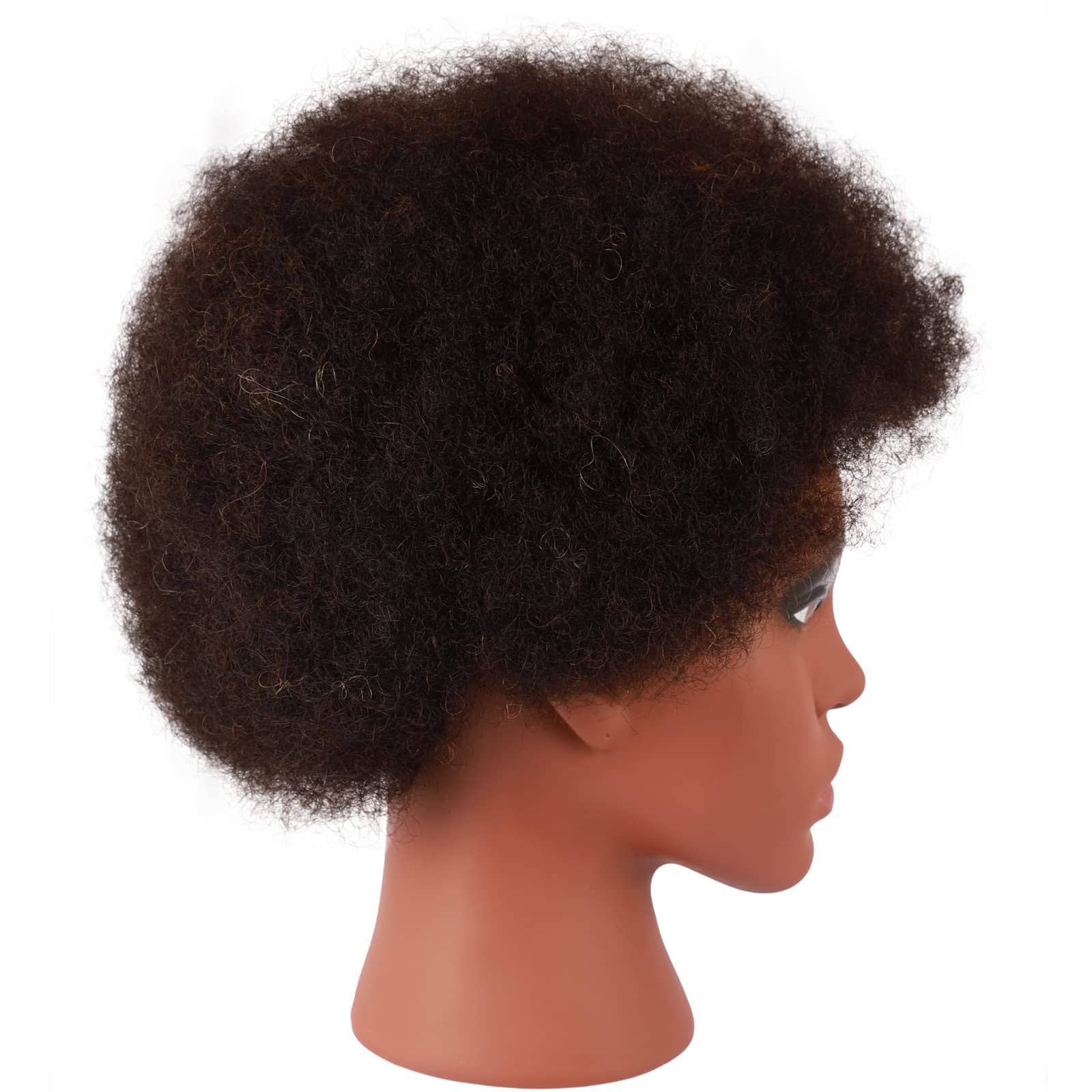 Cabeza maniquí afroamericana Kalyx con cabello rizado - Imagen 6
