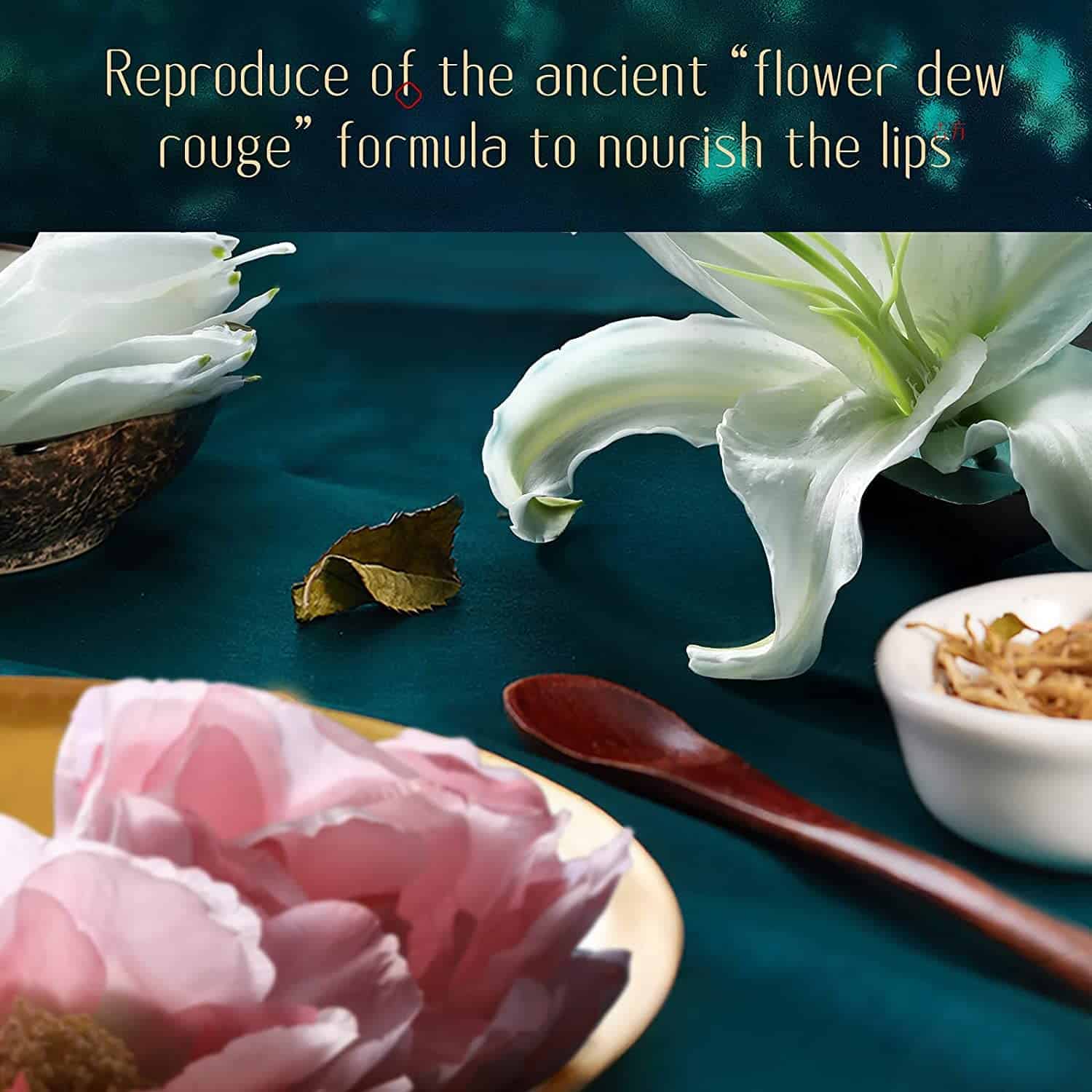 Labial FLORASIS Blooming Rouge Love Lock de -M1311 Mi único - Imagen 7