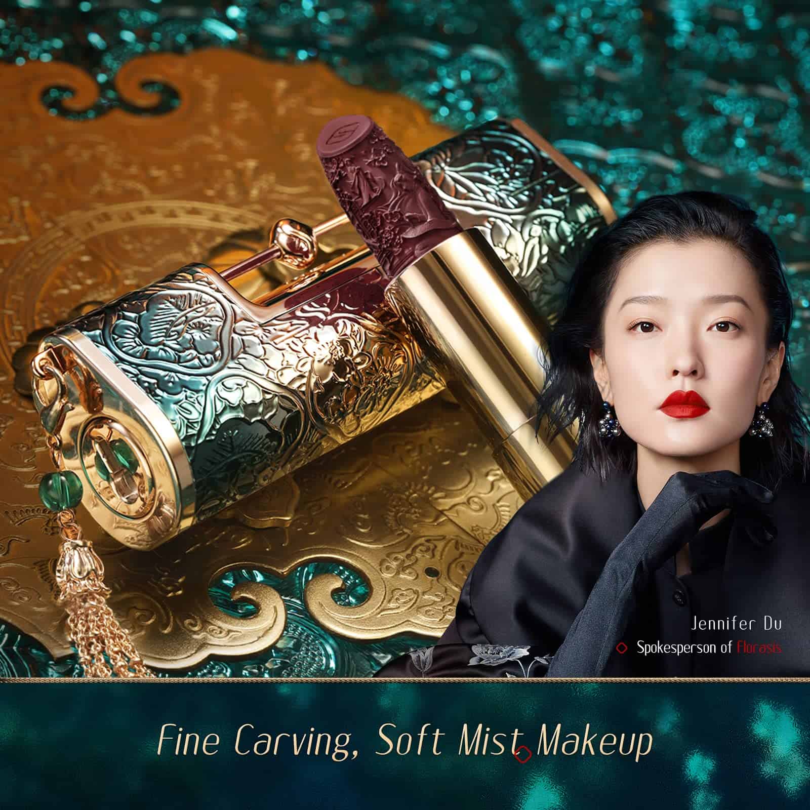 Labial FLORASIS Blooming Rouge Love Lock de -Fuchsia Fame - Imagen 9