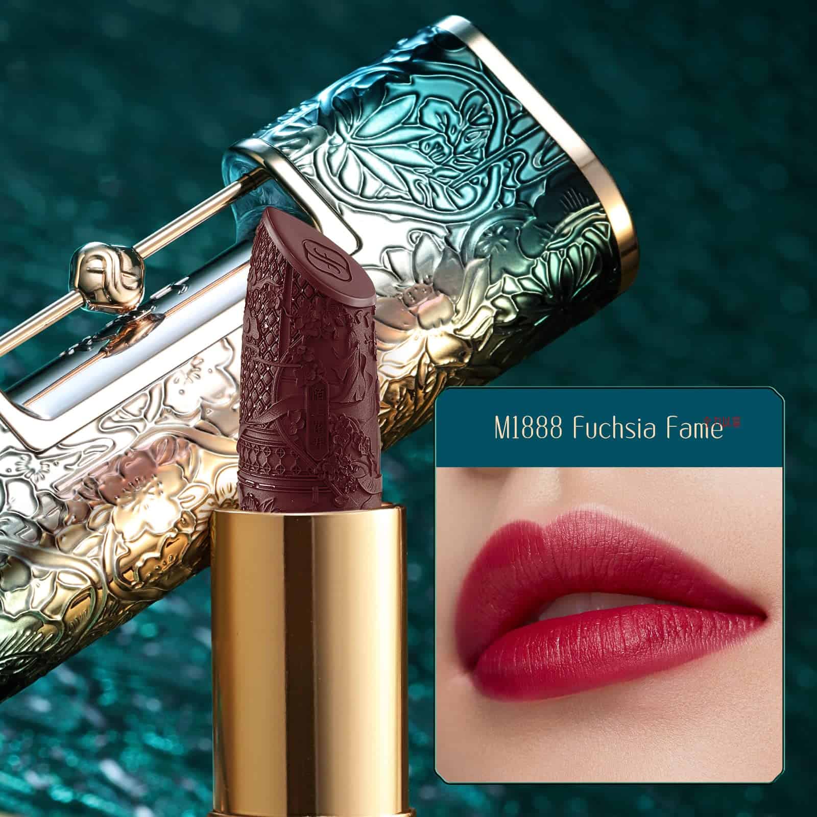 Labial FLORASIS Blooming Rouge Love Lock de -Fuchsia Fame - Imagen 6