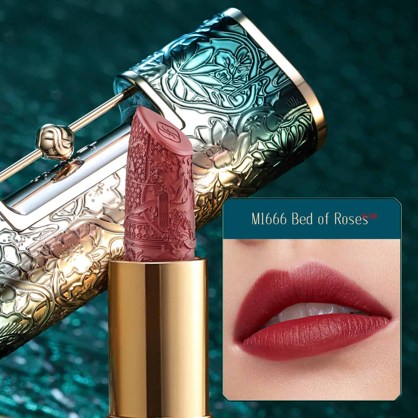 Labial Esculpido de larga duración FLORASIS -M1666 Cama de R - Imagen 6