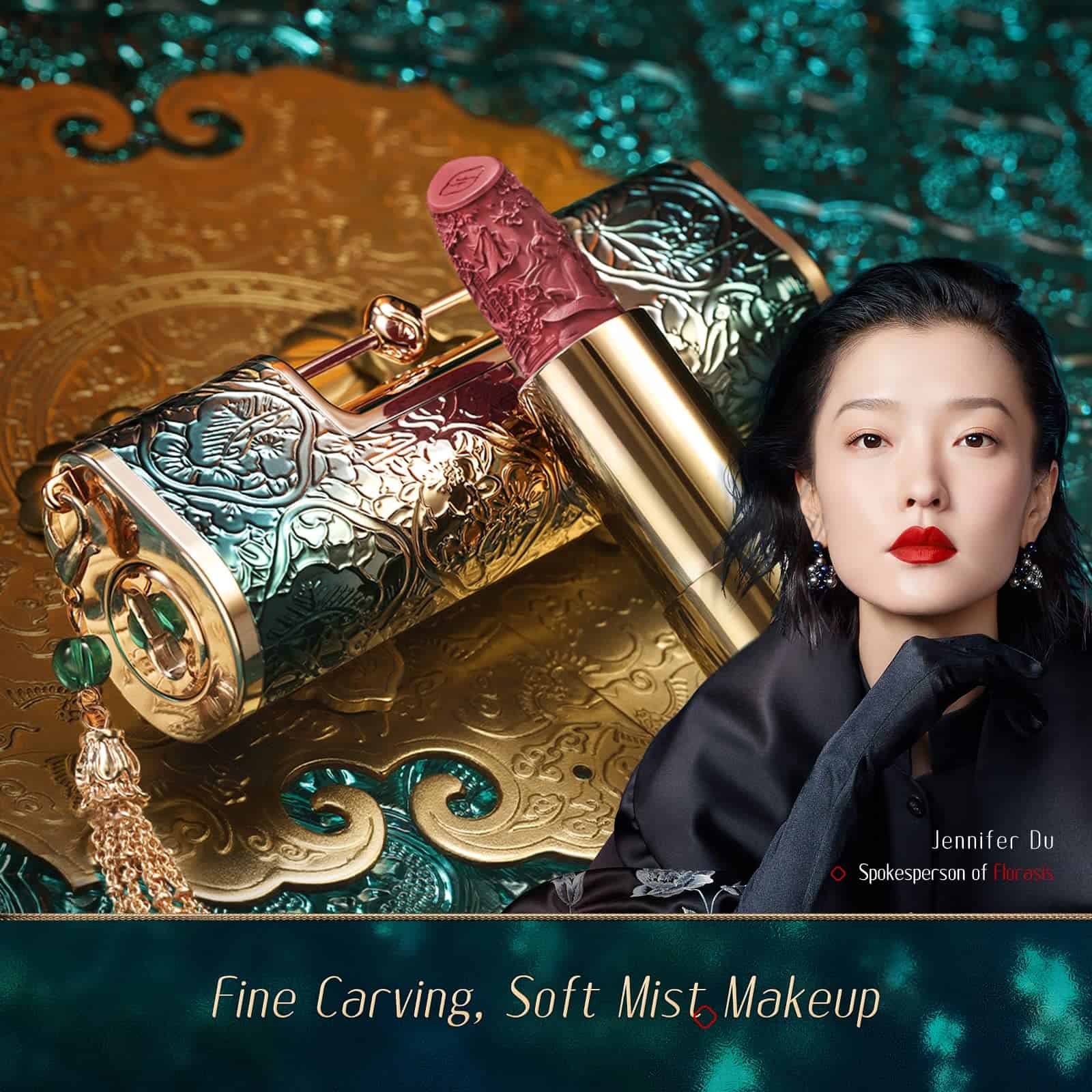 Labial Esculpido de larga duración FLORASIS -M1666 Cama de R - Imagen 9