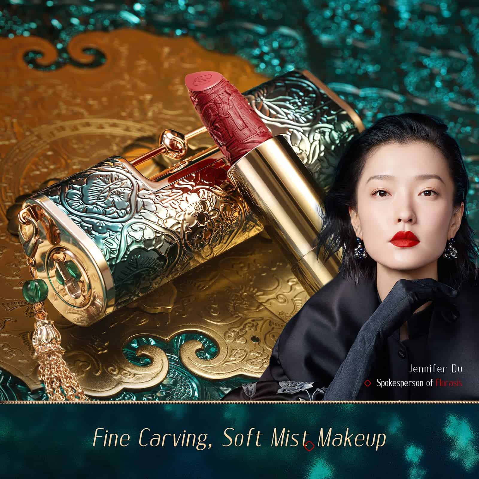 Labial FLORASIS Blooming Rouge Love Lock de -M317 Be With Yo - Imagen 9