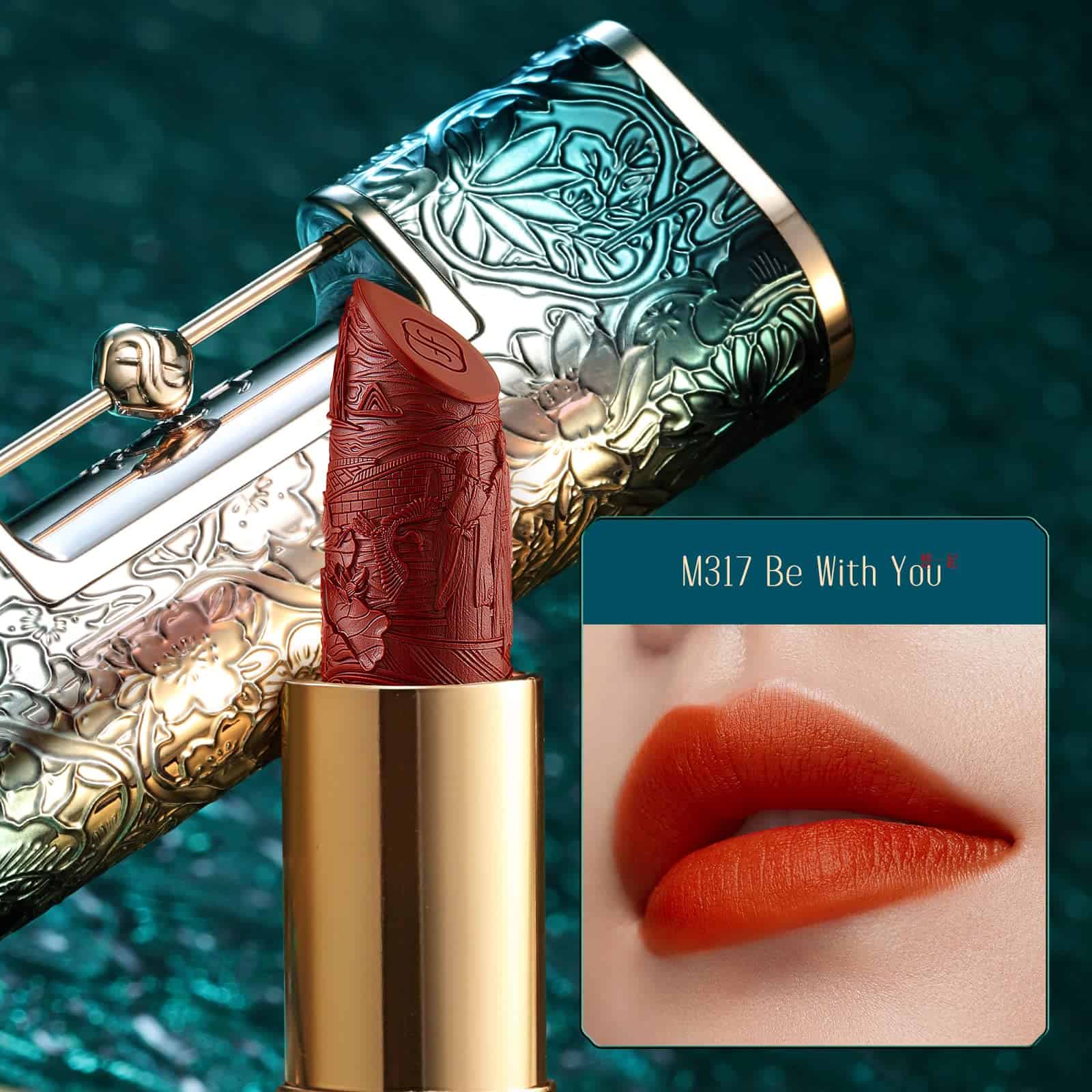 Labial FLORASIS Blooming Rouge Love Lock de -M317 Be With Yo - Imagen 6