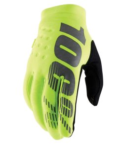 Guantes de Motocross y Bicicleta de Montaña -Amarillo Flúor/