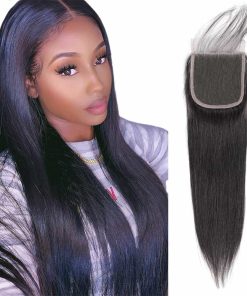 Cierre de Encaje 4x4 HD Recto Brasileño de 12A Parte