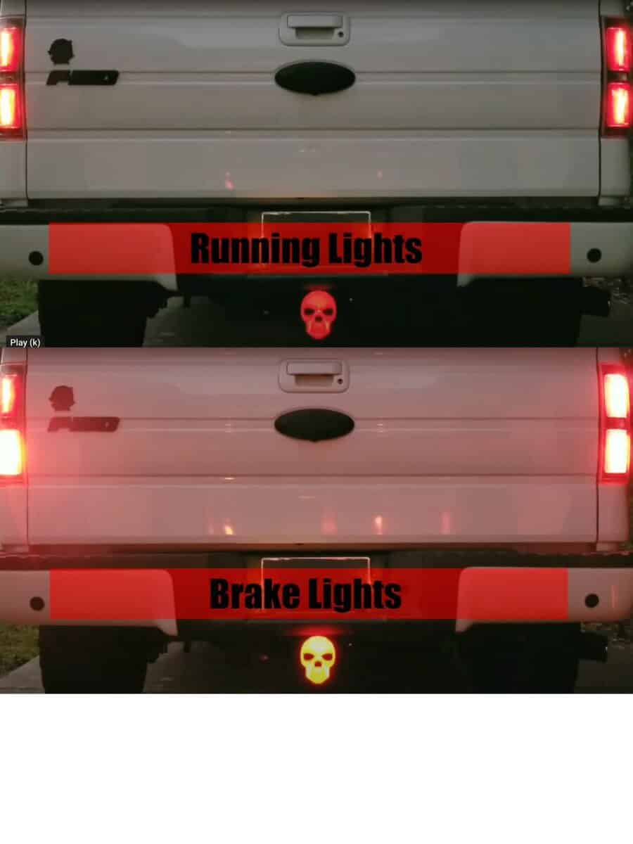 Cubierta de Remolque con Luz LED de Calavera | Cubierta de - Imagen 6