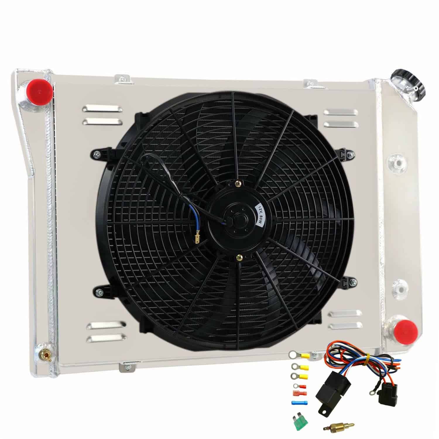 Listado de radiador 'ReadyCool 3 Row' con ventilador y relé