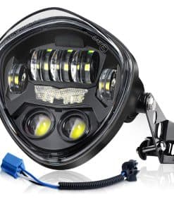 Faros delanteros LEDUR de motocicleta de 7 pulgadas con