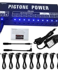 Fuente de Alimentación de Pedal de Efecto -Negro