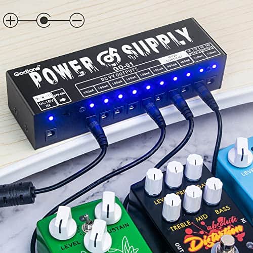 Godtone Guitar Pedal Power Supply 10 Salidas Aisladas DC - Imagen 4