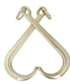 Gancho en J de Grado G70 Amarillo Zinc Plateado de 15"