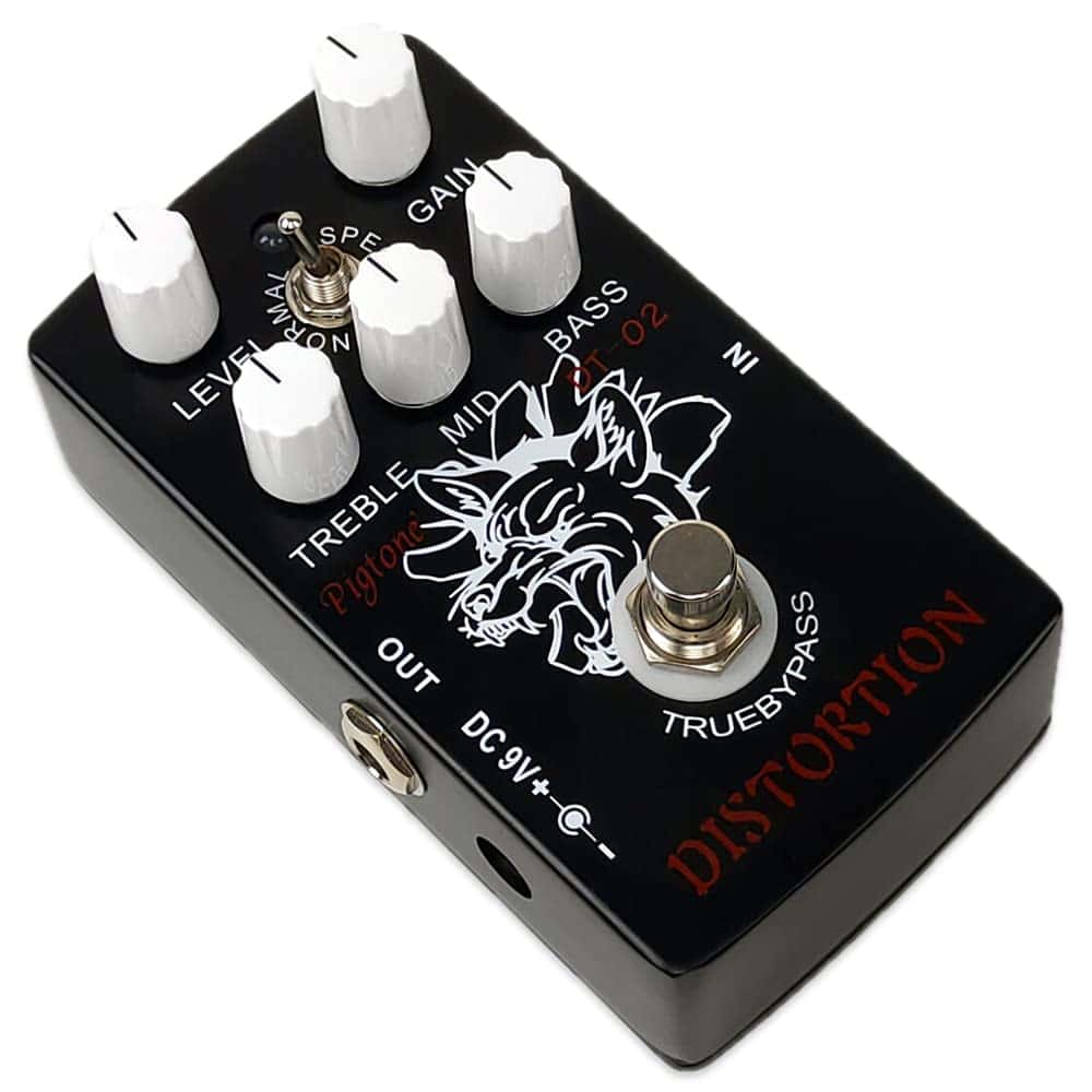 Pedal de distorsión para guitarra pigtone, pedal de