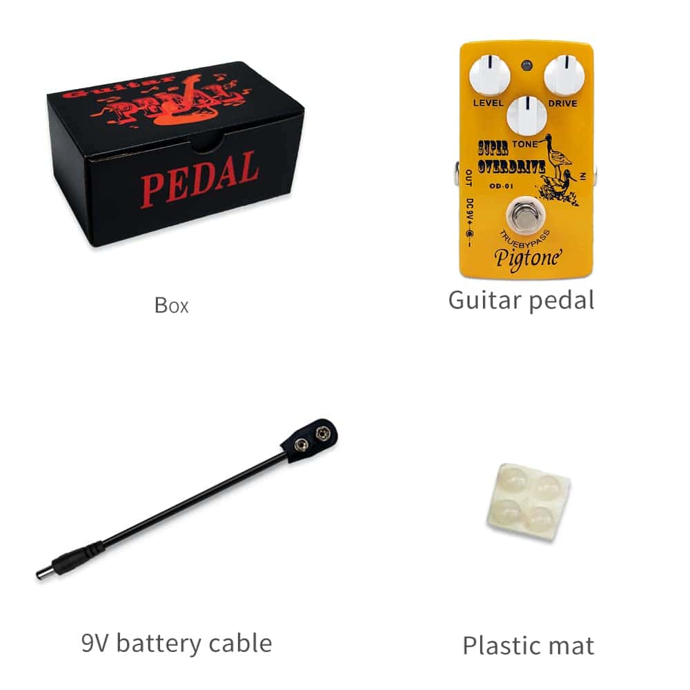 Pedal de Efecto Super Overdrive Pigtone PP-21 para Guitarra - Imagen 9