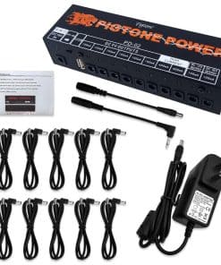 Fuente de alimentación para pedal de efectos -Negro