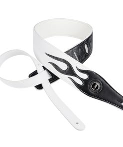 Correa de Guitarra YUEKO Personality Leather Red Flame