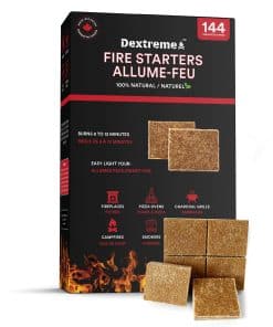 Paquete de 144/48 iniciadores de fuego naturales Dextreme