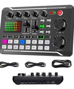 Mezclador de Audio Profesional, Tarjeta de Sonido SINWE y