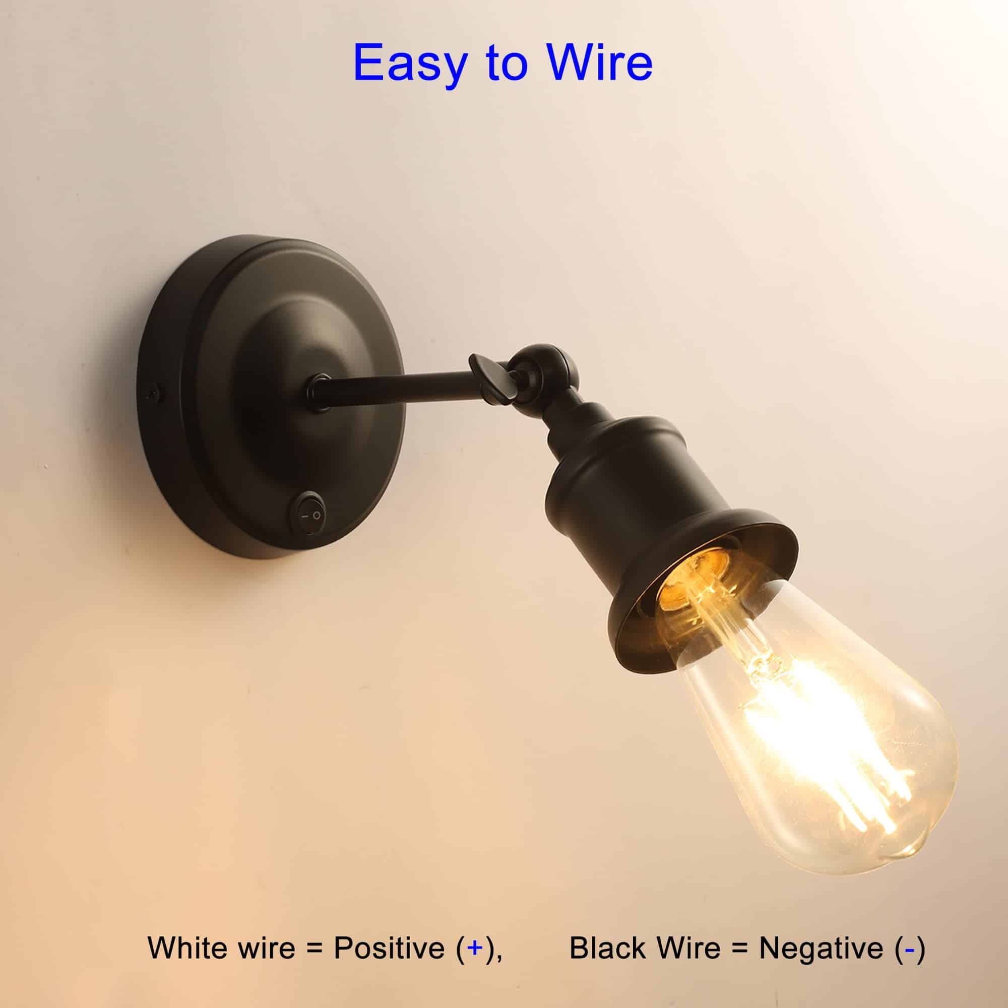 Lámpara de Pared LED Maichis 12V con Interruptor ON/Off, - Imagen 7