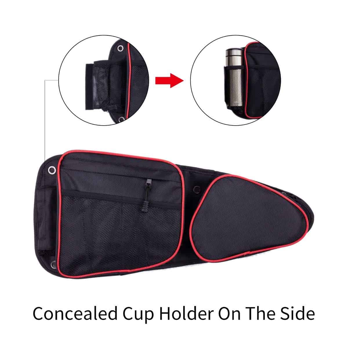 Bolsas de Puerta Lateral Xintre para RZR con Almohadilla - Imagen 4