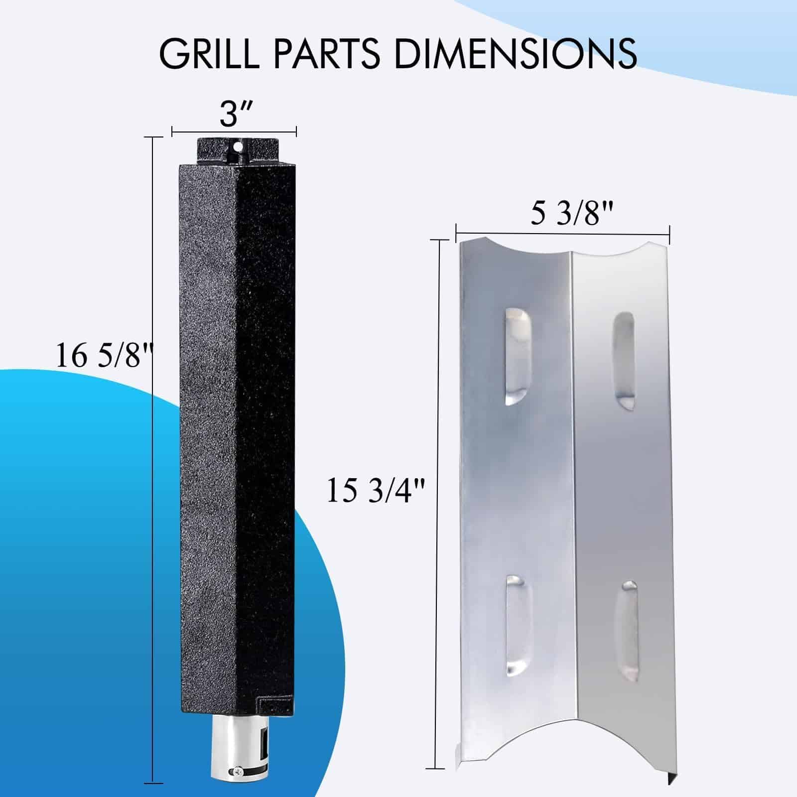 Shengyongh SSBG179A (Paquete de 4) Placa de Calor de Acero - Imagen 3