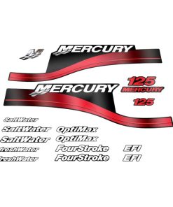 Set de calcomanías de repuesto post-venta para Mercury 125