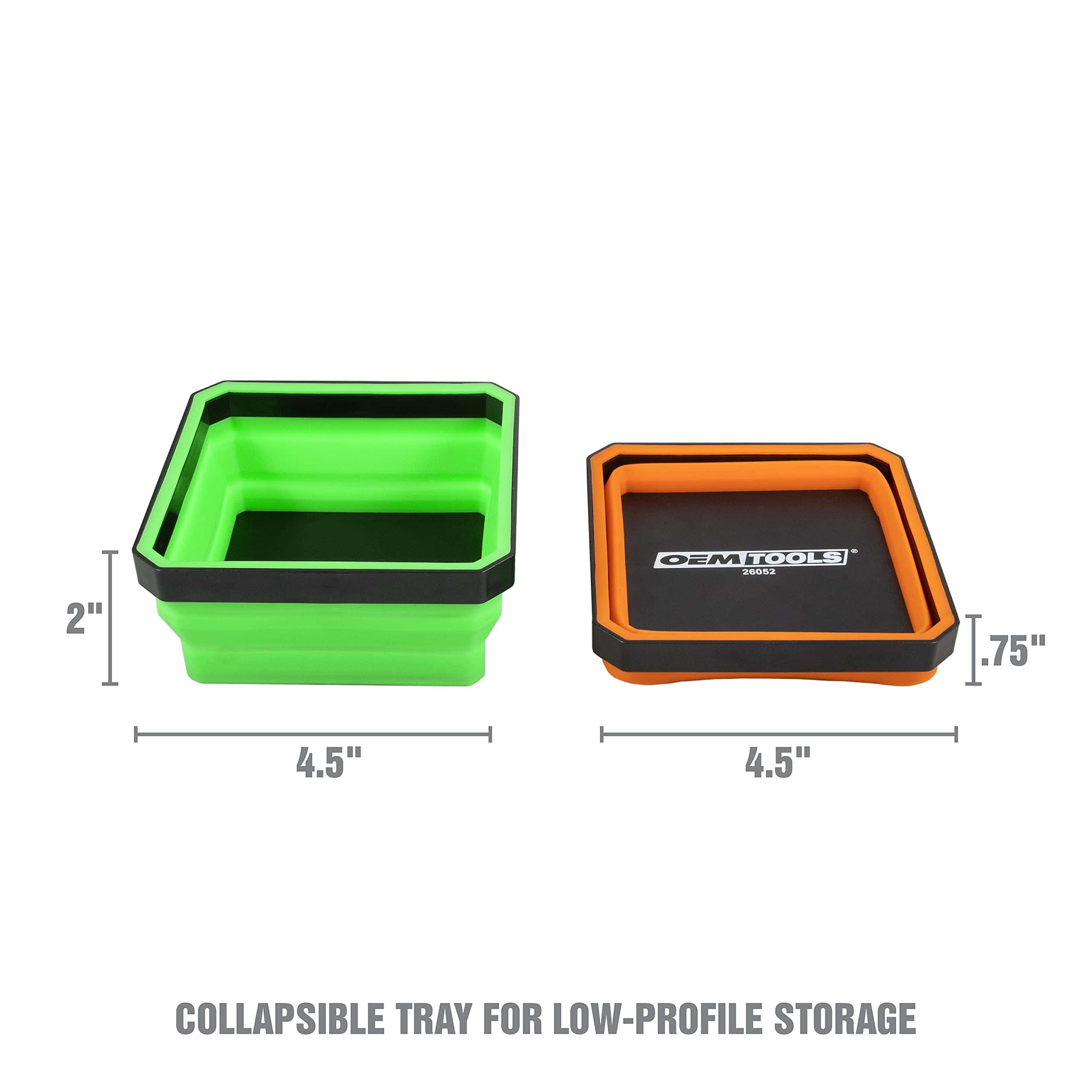 Conjunto de bandejas magnéticas plegables OEMTOOLS 26052, - Imagen 3