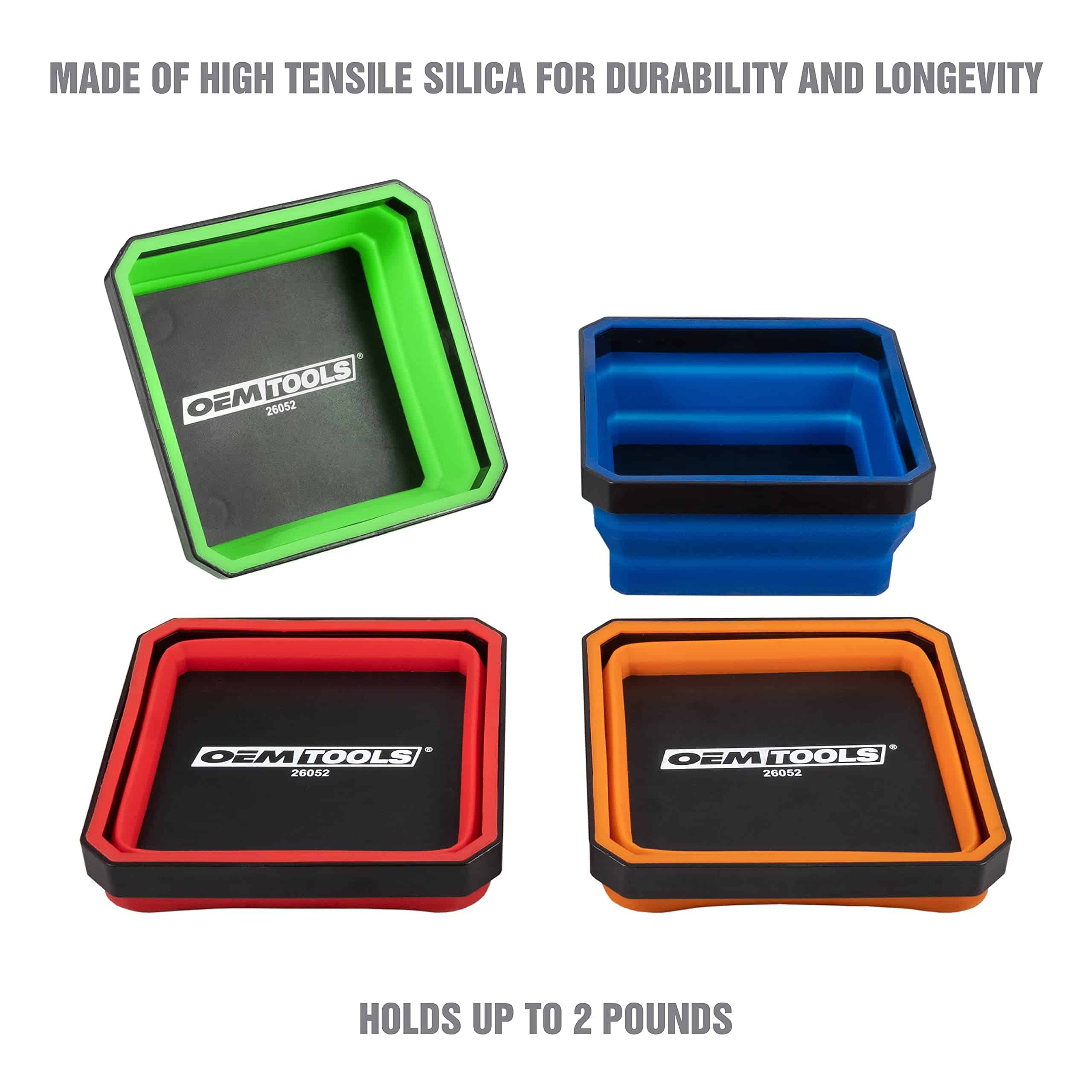 Conjunto de bandejas magnéticas plegables OEMTOOLS 26052, - Imagen 5