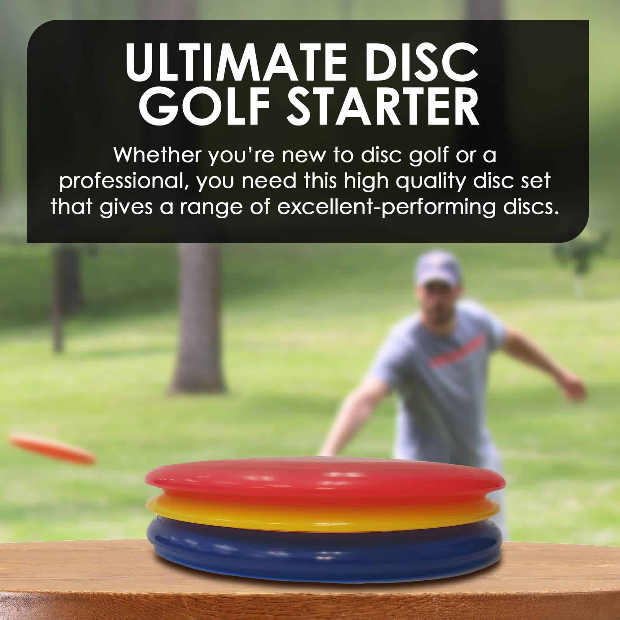 Set de Golf de Disco, Juego Premium de 3 Discos de Frisbee - Imagen 3