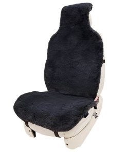 Cubierta de asiento de automóvil de piel -Negro