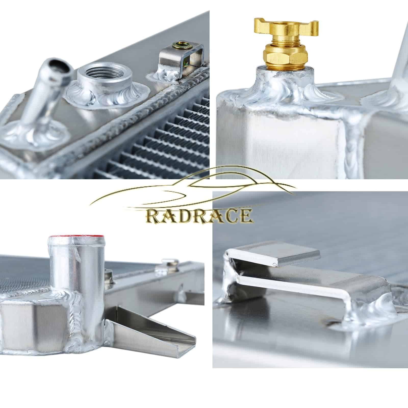 Radiador de aluminio de 3 filas RadRace para Chevy - Imagen 9