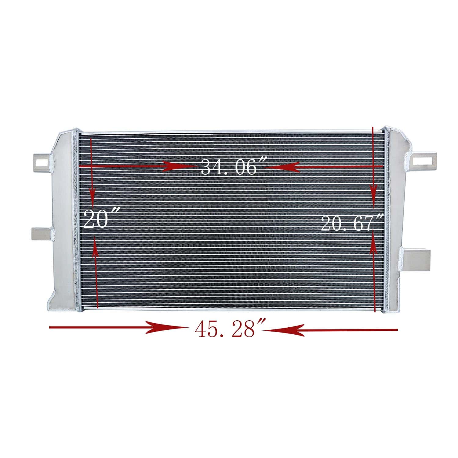 Radiador de aluminio de 3 filas RadRace para Chevy - Imagen 4