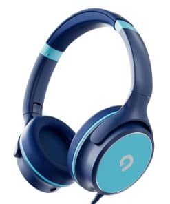ADOOPE Auriculares para Niños con -Azul