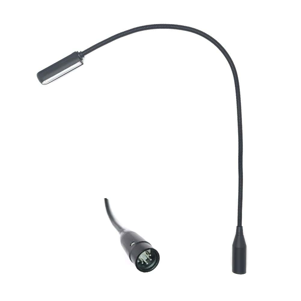 Lámpara de Estudio LED de 22" con Gooseneck XLR para